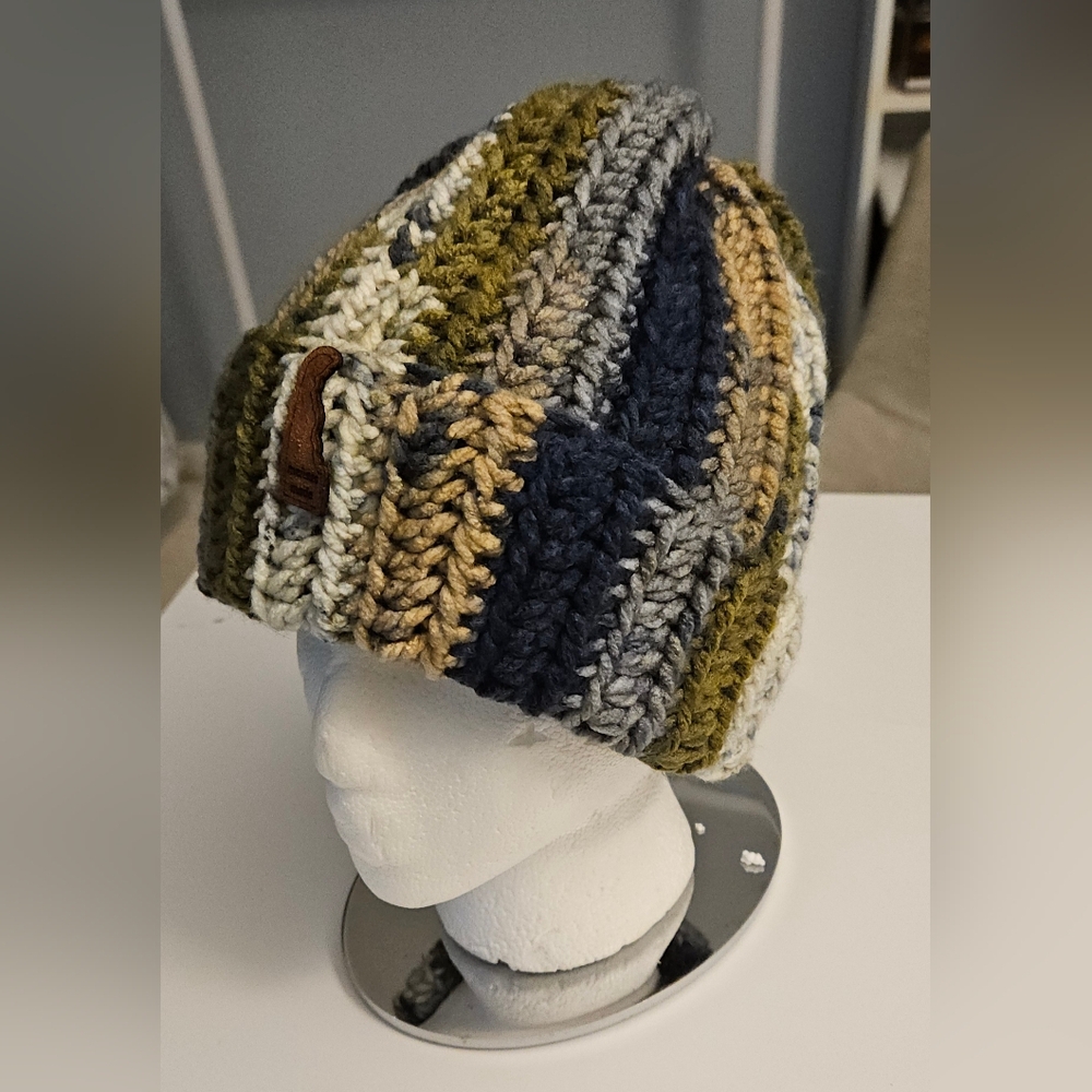 Handmade Multicolor Crochet Beanie